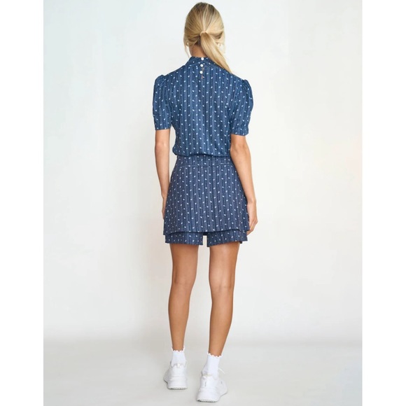 Byrdie Golf Social Wear Marina Mock Neck Top - Picture 13 of 13